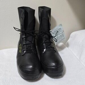 VTG BATA Mickey Mouse Black Rubber Bunny Boots Mens Sz 10N USA Extreme 1980s